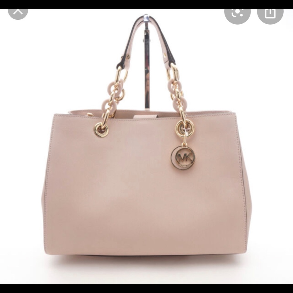 Michael Kors Cynthia md Leather Satchel